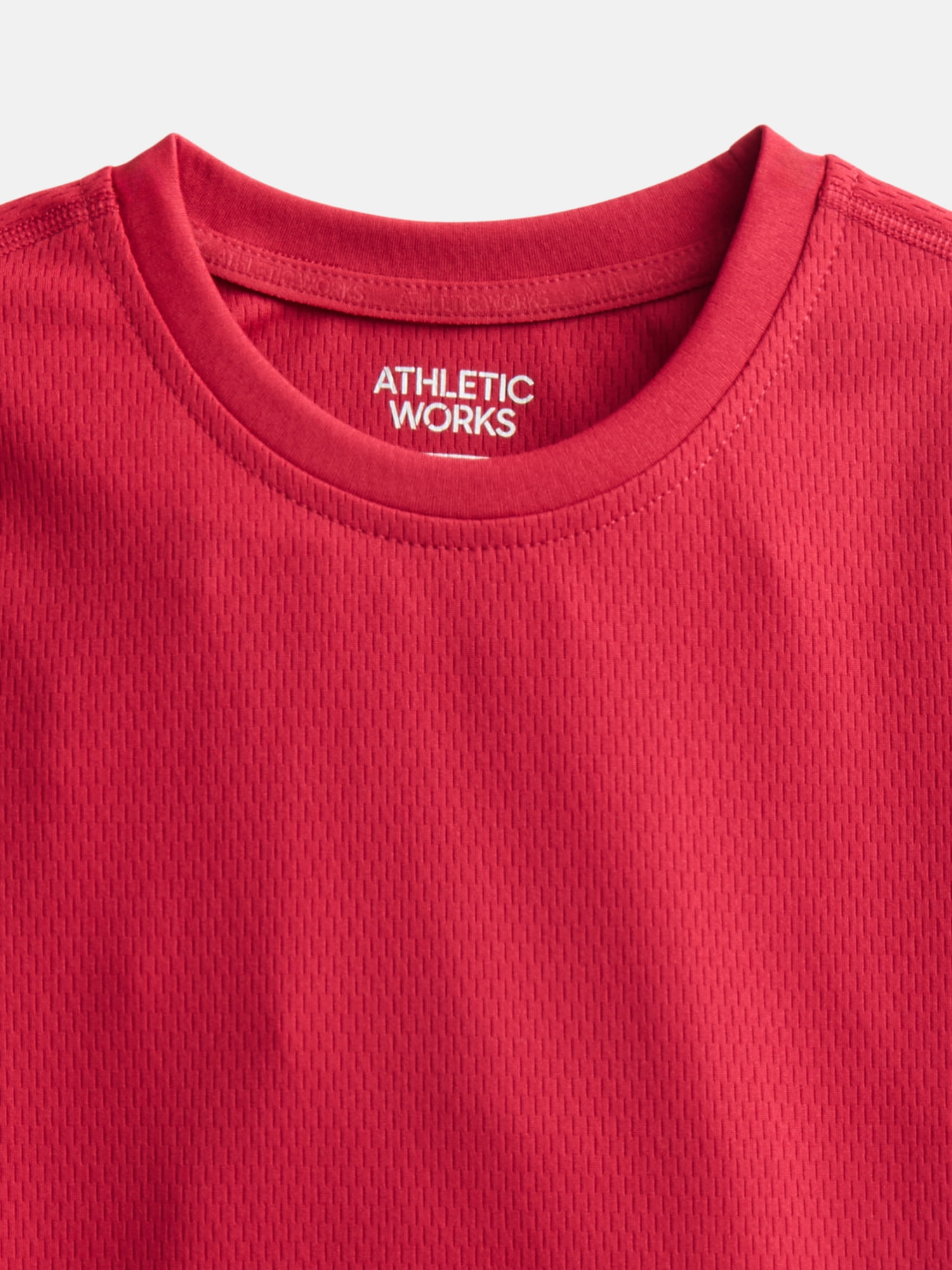 Athletic Works Boys Active Mesh Tee, Sizes 4-18 & Husky