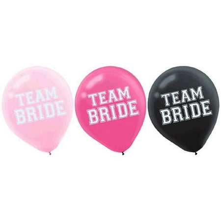 Bachelorette Party 'Team Bride' Latex Balloons (15ct)