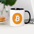 thumbnail image 3 of CafePress - Mug With The Bitcoin Logo - 11 oz Ceramic Mug - Novelty Coffee Tea Cup, 3 of 4