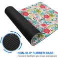 thumbnail image 6 of Long Mouse Pads for Desk,Pioneer Flower Floral Print Pattern Desk Mats on Top Of Desks, Desk Mouse Pad Extra Large with 3mm Non-Slip Base and Stitched Edge for Gaming,Office,Work,Home 35.4"x15.7", 6 of 6