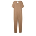 thumbnail image 7 of Women's Jumpsuit Soft Fabric Casual Loose Short Sleeve Spring Summer Autumn Daily Wear, 7 of 7