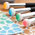 thumbnail image 4 of 12Pcs/Set Sponge Applicators, Mini Paper Sponges Mushroom Heads Pouncers for Card Making,Background Blender Paintbrush, 4 of 8