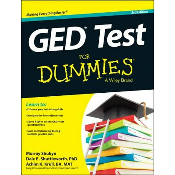 Pre-Owned GED Test for Dummies (Paperback) 1118678249 9781118678244
