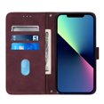 thumbnail image 3 of Jiahe Cover Case for iPhone 14 Pro, Wallet Case with Card Holder, Adjustable Crossbody Lanyard PU Leather Kickstand Card Slots Magnetic Flip Cover Case 6.1 Inch, Winered, 3 of 9