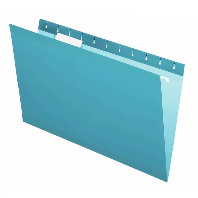 Fólder Colgante, Pendaflex, Tamaño Oficio, Color Aqua, 4153 1/5 AQU, c/25pz Pendaflex
