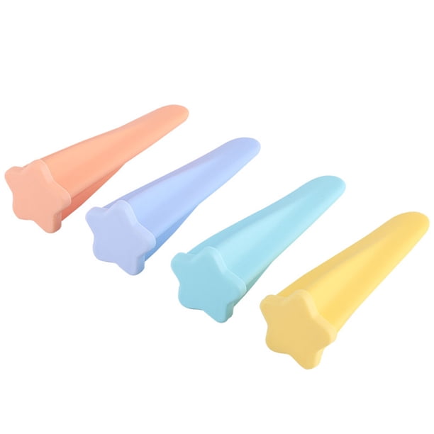 4pcs Moldes de helado DIY Herramientas Herramientas congeladas Popsicle Molds (color surtido)