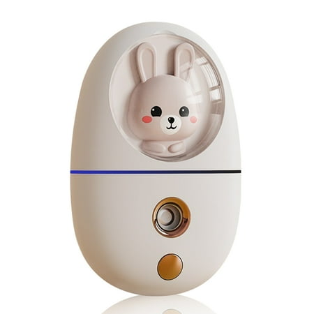 

Face Water Mist Sprayer Portable Handheld Facial Steamer 35ml Automatic Hydrating Atomizer Pink 801