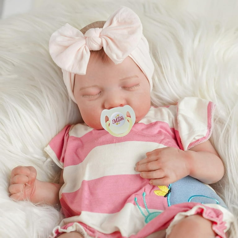  BABESIDE Lifelike Reborn Baby Dolls - 20-Inch Sweet Smile Real  Life Realistic-Newborn Full Body Vinyl Sleeping Baby Girl with Toy  Accessories Gift Set for Kids Age 3+ : Toys & Games