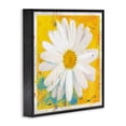 thumbnail image 2 of Stupell Industries Contemporary Violet's Daisy on Yellow Black Framed Giclee Art, 12 x 12, by Porter Hastings, 2 of 8