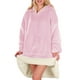 thumbnail image 2 of Sudadera Tipo Hoodie Cobija Unisex Hoodie Shendy Vendy Con Capucha Afelpada Suave Rosa, 2 of 5
