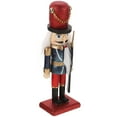 thumbnail image 6 of DiMaddie Wood Nutcracker Soldier Puppet Christmas Decor for Holiday Soldier Figure Nutcracker Decor Desktop Display Charming Seasonal Decorations, 6 of 6