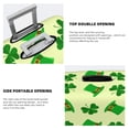 thumbnail image 3 of Fotbe St. Patrick's Day Luggage Cover Protector, Suitcase Protector，Scratch and Dirt Resistant, Fits 18-32 Inch Luggage-X-Large, 3 of 7