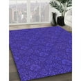 thumbnail image 3 of Ahgly Company Machine Washable Indoor Rectangle Transitional ly Purple Area Rugs, 2' x 4', 3 of 7