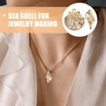 thumbnail image 3 of 1 Juego de Mini dijes de conchas marinas, colgantes de conchas marinas, dijes de joyería, suministros de joyería DIY, 3 of 4
