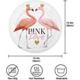 thumbnail image 3 of GZHJMY Flamingo Round Placemats Set of 4, Non-Slip Heat Resistant Washable Table Mats for Kitchen, Dining Room, Party Decor, 3 of 6