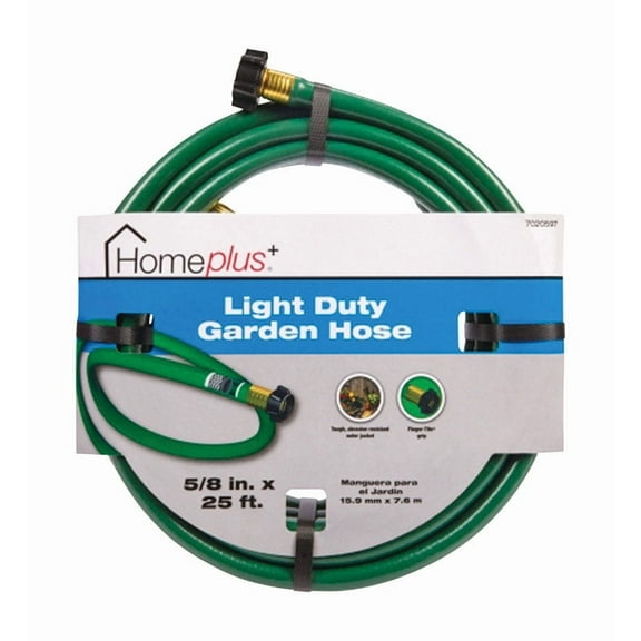 Home Plus AC1615025 0.62 x 25 ft. Light Duty Garden Hose