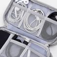 thumbnail image 1 of Organizador electrónico, bolsa organizadora de cables de viaje, bolsa, accesorios, estuche de transporte, capas portátiles, almacenamiento todo en uno para cables, cordón, 1 of 5