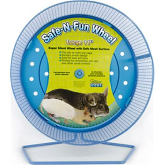 Ware Mfg.. Bird-sm An 089627 Safe-N-Fun Wheel For Small Animals - Multicolored, Large, 11 In.