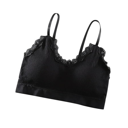 Women s Sports Bras Dgankt Lace Sexy Lace Style Bottom Breast Plunge Anti-Shine Sports Underwear Bra On Clearance