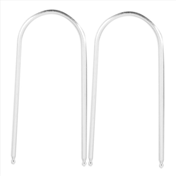 2Pcs Car Stereo Radio Removal Keys CD Changer Disassembly Tool Fit For,1 Pair (2 pcs)* Car Radio Tools,Silver