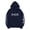Navy, variant on Retro Punk 3D printing Hooded Sweaters, American Gothic Fashion Hoodies for Men and Women Sweatshirts. (Dark Gray, XS)