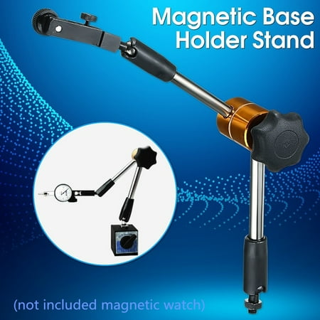 Dial Indicator Magnetic Base - Universal Magnetic Metal Base Holder Stand Dial Test Indicator Flexible Tool Kit