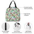 thumbnail image 3 of KLL Flowers and Cactus Print Insulated Lunch Bag Women, Reusable Cute Tote Lunch Box for Adult & Men, Leakproof Cooler Lunch Bags for Work Office Travel Picnic, 3 of 5