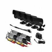 ZMODO PKC-4094S15 CDATA - Weatherproof Color IR Outdoor Security Camera Kit