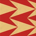 thumbnail image 1 of Ahgly Company Machine Washable Indoor Square Transitional Saffron Yellow Area Rugs, 7' Square, 1 of 7