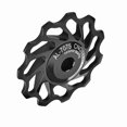 thumbnail image 3 of 1 par de rodillos guía para bicicleta con polea trasera y cojinete de cerámica MEIJUN (11 dientes, negro), 3 of 15