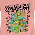 thumbnail image 3 of Teenage Mutant Ninja Turtles  - Cowabunga  - Toddler & Youth Girls Short Sleeve Graphic T-Shirt, 3 of 6