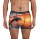 thumbnail image 1 of Balery Sunset Dancing Dolphin B Calzoncillos bóxer para hombre, ropa interior de algodón suave y transpirable con cinturilla de nailon-Large, 1 of 5