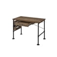 thumbnail image 4 of Newboti Furniture Endang Weathered Oak & Black Finish Writing Desk BN.0683, 4 of 10