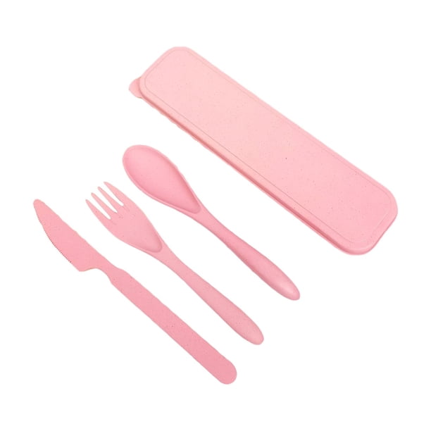 Advancent El sistema respetuoso del medio ambiente del servicio de 4piece hizo el viaje sano ForCutlery determinado ForCutlery Camping Estufas de camping rosa