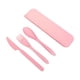 thumbnail image 1 of Advancent El sistema respetuoso del medio ambiente del servicio de 4piece hizo el viaje sano ForCutlery determinado ForCutlery Camping Estufas de camping rosa, 1 of 6