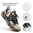 thumbnail image 4 of 2024 Snowman Christmas Tree Elk Women Or Men Lace Up Flat Sneakers Female Mesh Walking Footwear, 4 of 8