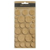 Motion DIY 3 Cork Circle Stickers 26 Piece, 26 cork stickers By American Crafts