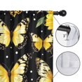 thumbnail image 4 of Blackout Kids Curtains,Butterflies Sunflowers Childrens Insulated Curtains Set Of 2,Bedroom Essentials,Toddler Room Decor 52x84in(132x213cm), 4 of 4