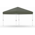 thumbnail image 1 of 10x10 Pop Up Canopy with One Button Push Setup - Heavy Duty Outdoor Canopy Tent with Portable Roller Bag - 3 Adjustable Height, 4 Weight Bags, 8 Stakes & 4 Guy Ropes Included, 1 of 7