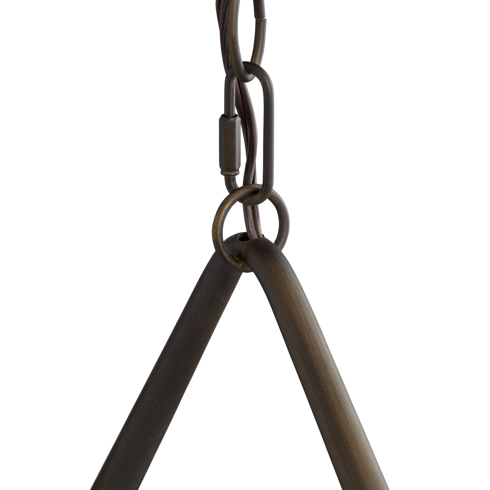 Franklin Iron Works Heritage Bronze Linear Island Pendant Chandelier 44" Wide Farmhouse Rustic Clear Glass 10-Light Fixture for Dining Room Kitchen