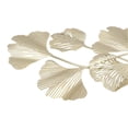 thumbnail image 2 of Décoration murale en métal, sculpture murale suspendue en imitation de feuilles de ginkgo 3D, pour salon, bureau, 2 of 4
