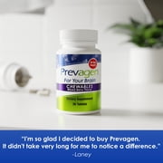 Prevagen Regular Strength Chewable Tablets 10mg, Mixed Berry Flavor with Apoaequorin & Vitamin D