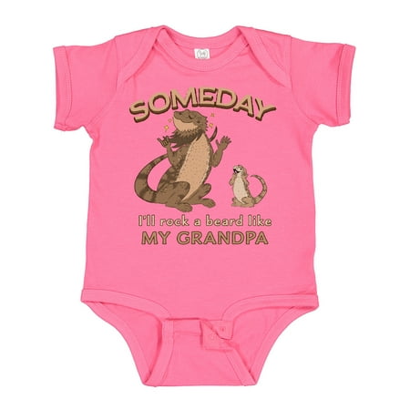 

Inktastic Someday I ll Rock a Beard Like My Grandpa-bearded Dragons Boys or Girls Baby Bodysuit