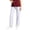 White, variant on TFEOQRY Womens Scrub Pants with Pockets Elastic Waist Drawstring Soilid Color Straight Pants for Daily Work Wear