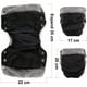 thumbnail image 3 of Guantes 1 par de orejeras para cochecito, guantes para cochecito de bebé, guantes cálidos para manos, calentadores de manos, impermeables, a prueba de viento, anticongelantes, extra gruesos para padre Meterk Guantes, 3 of 7