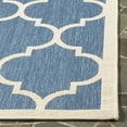 thumbnail image 7 of Safavieh Courtyard Alyssa Geometric Indoor/Outdoor Area Rug, 5'3" x 5'3" Square, Blue/Beige, 7 of 7