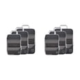thumbnail image 4 of relayinert 1/2/3/5 3pack/lot Waterproof And Durable Storage Cubes - Enjoy On Trips No Loose Thread Black 2PCS, 4 of 6