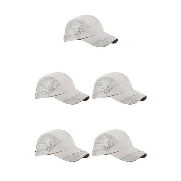 Qarigey Men Hat Clothing Accessory Sunshade Headgear Outdoor Sport Caps Summer Adjustable Drying Breathable Quick Mesh Baseball Type2 NO2