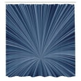 thumbnail image 2 of Ambesonne Abstract Art Shower Curtain, Concentric Stripes Art, 69"Wx70"L, Petrol Blue, 2 of 4