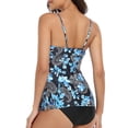 thumbnail image 2 of Traje de baño tankini, traje de baño tankini con cuello en V para mujer, traje de baño tankini para mujer, rendimiento inigualable, 2 of 9